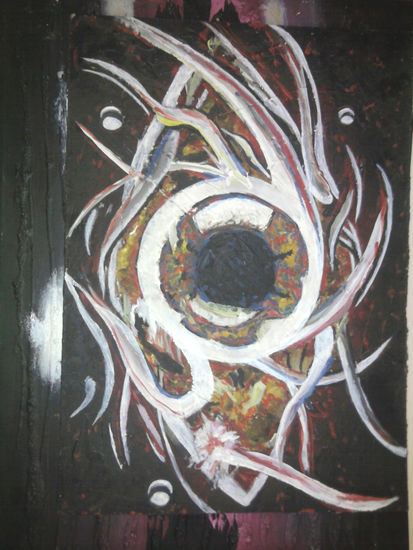 ojo abstracto Acrylic Panel Figure Painting