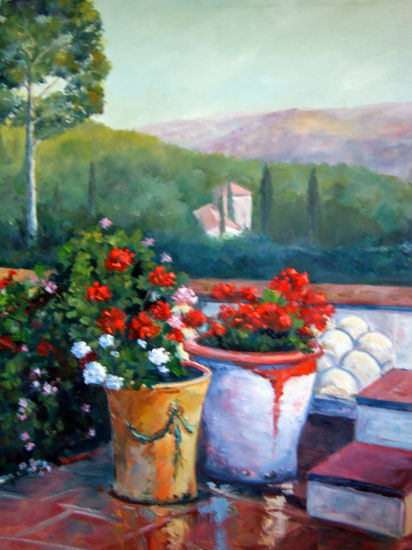 AL FONDO Oil Canvas Landscaping