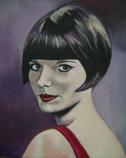 Natalie. Acrylic Canvas Portrait