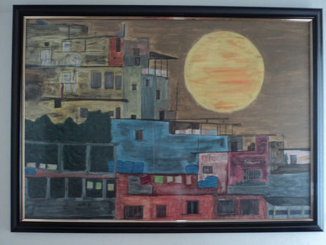 Favela al amanecer