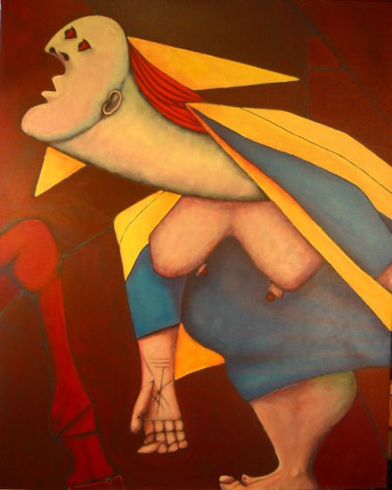 Fragmento do Guernica III Acrylic Canvas Figure Painting