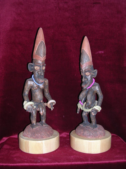 Pareja ibiji Pottery Figurative