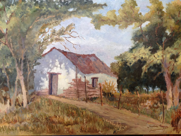 Rancho en la Isla Oil Canvas Landscaping