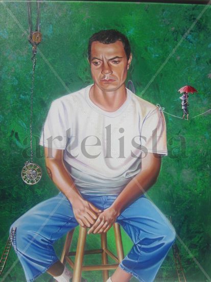 Semblanza Forzosa Acrylic Canvas Figure Painting