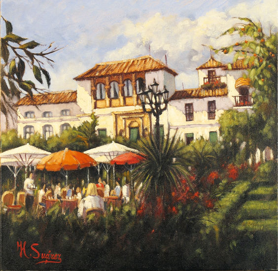 MARBELLA- Pª DE LOS NARANJOS Oil Canvas Landscaping