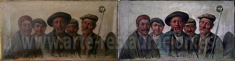 Restauración cuadro...