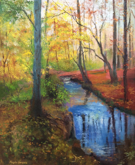 Otoño en León Oil Canvas Landscaping