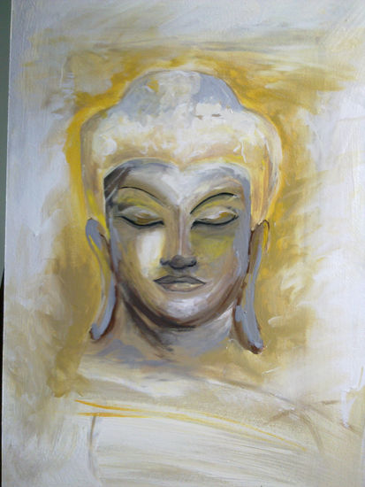 buda Acrylic Panel Portrait