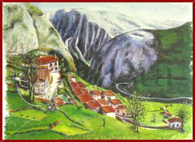 Parque Nacional de los Picos de Europa Oil Canvas Landscaping