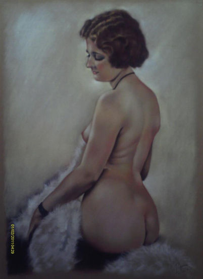 Desnudo Pastel Papel Desnudos