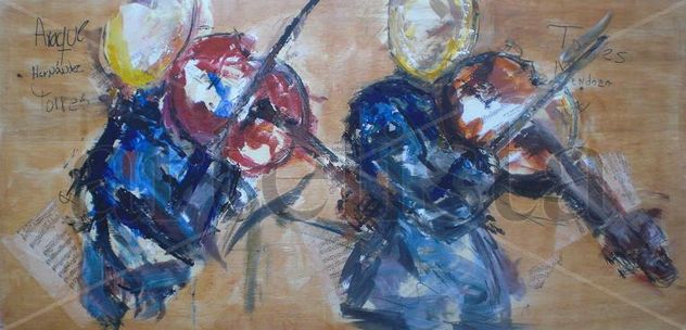 ENSAYO DEL CONCIERTO ANIVERSARIO SUITE CARMEN  60 X 120 CM