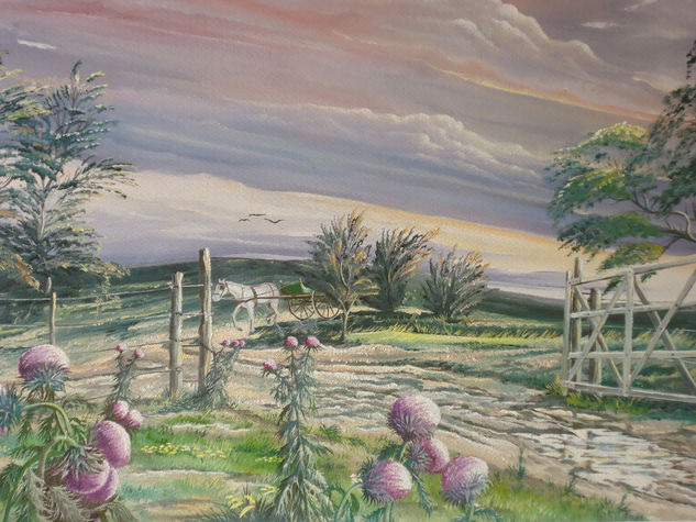 La tranquera Oil Canvas Landscaping