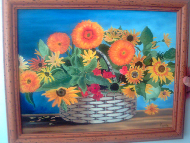 cesto flores