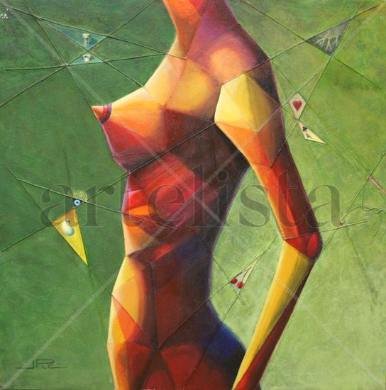 VENUS Mixed media Canvas Figure Painting