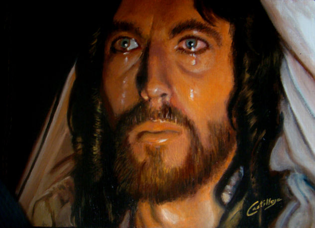 CRISTO Oil Canvas Portrait