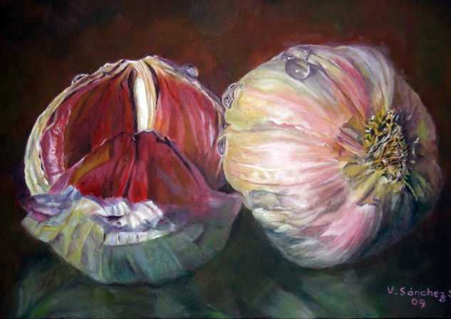 ajos Oil Textile Still Life Paintings