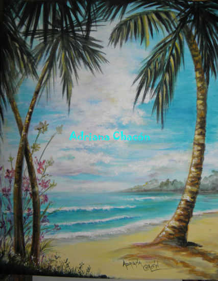 Caribeño Oil Canvas Landscaping