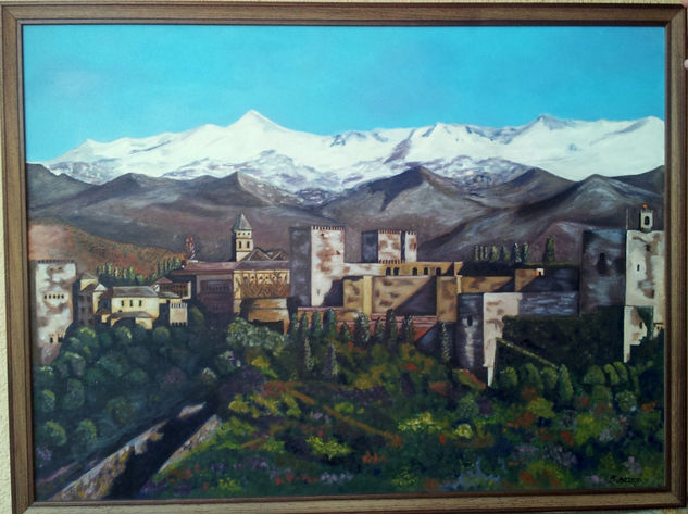 La Alhambra Oil Canvas Landscaping