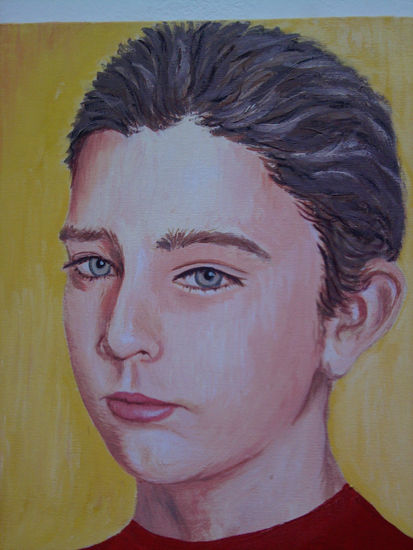 HIJOS IV Óleo Tela Retrato