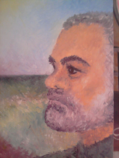 RETRATO Oil Textile Portrait