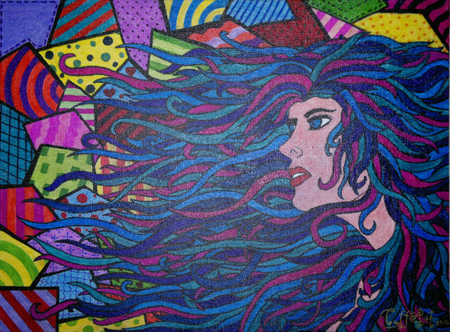 Medusa Felt-tip pen Canvas Others