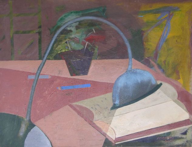 LIBRO CON LUZ Acrylic Others Still Life Paintings