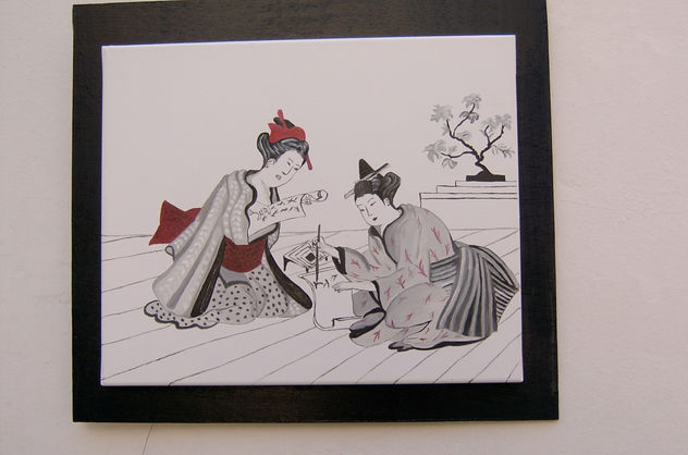 JAPONESAS ESCRIBIENDO