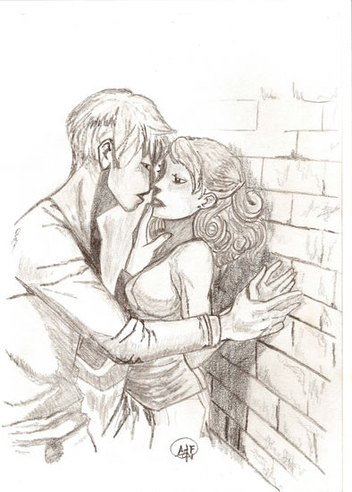 Ron y Hermione Pencil