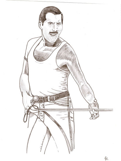 Freddie Mercury Pencil