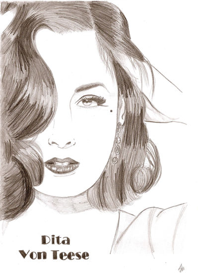 Dita Von Teese Pencil