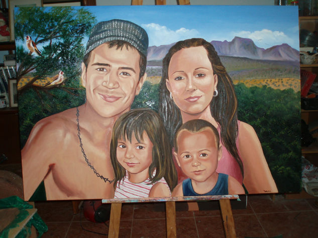 Sensaciones Oil Canvas Portrait