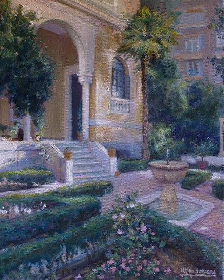 La casa del Maestro Sorolla. Oil Canvas Landscaping