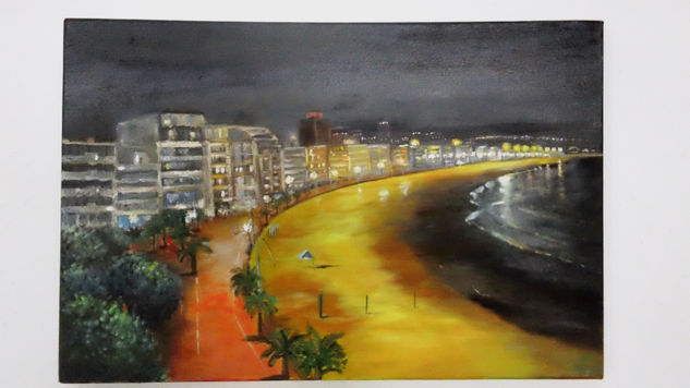 Canteras nocturna Oil Canvas Landscaping