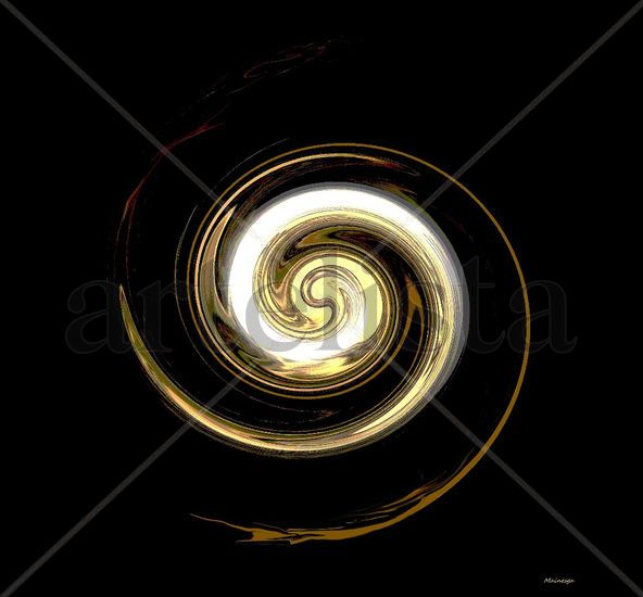 Swirl in gold 