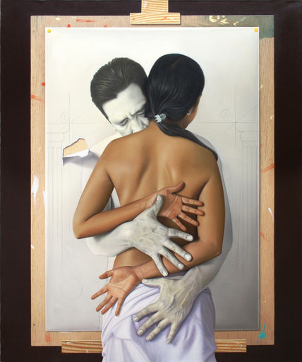 El dibujo y la modelo