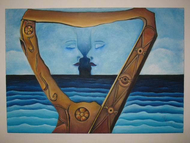 La musica del amor real Oil Canvas Marine Painting