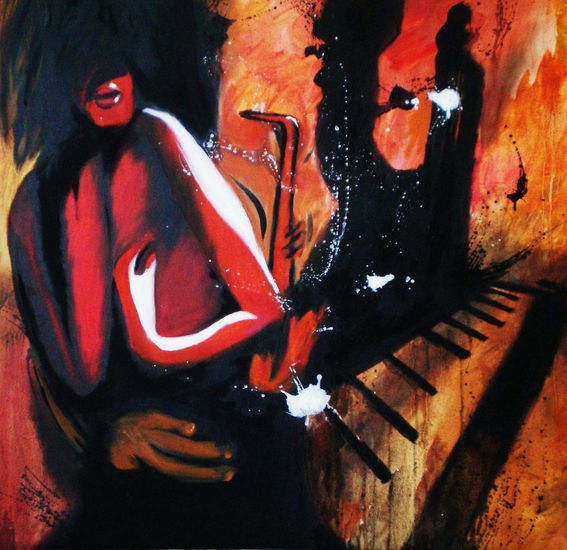 black magic Oil Canvas Figure Painting