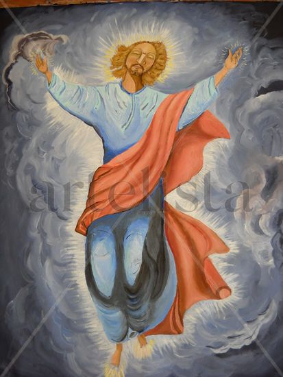 La Ascension Óleo Lienzo Figura