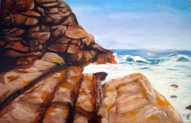 Rocas Acrylic Panel Marine Painting