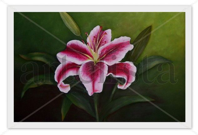 Lilium Oil Canvas Floral Painting