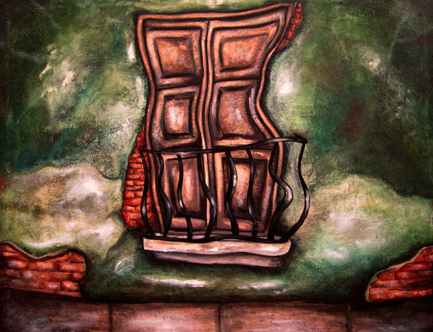 El Balcón Oil Canvas Others