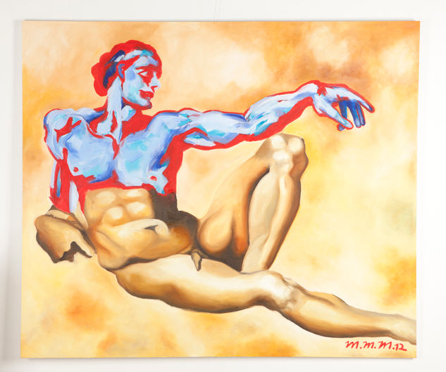 MI SUPER MAN Oil Canvas Others