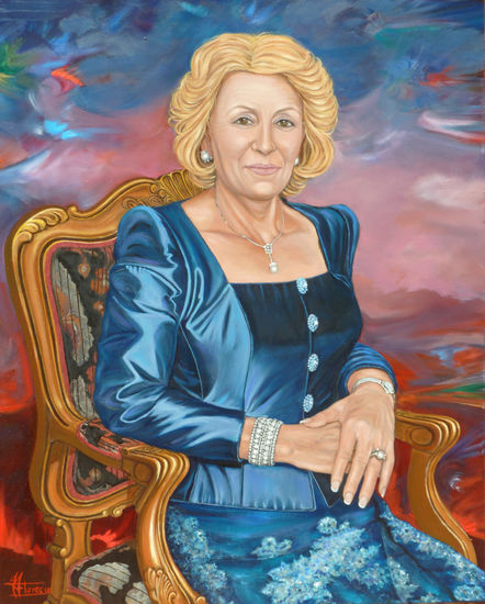 Carmelina Óleo Lienzo Retrato