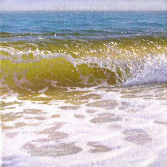 EL SUSURRO DE LAS OLAS Oil Canvas Marine Painting