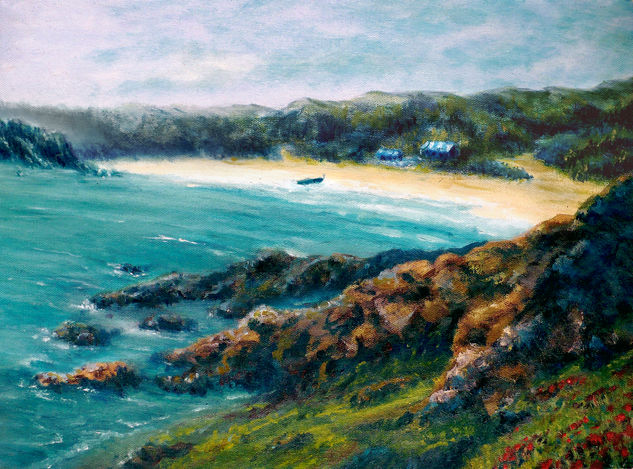 Playa Oil Canvas Landscaping