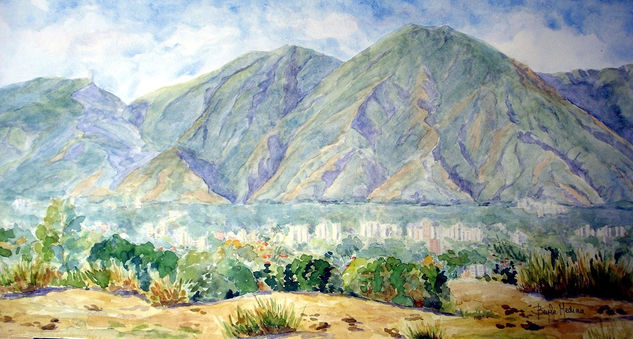 El Avila Watercolour Paper Landscaping