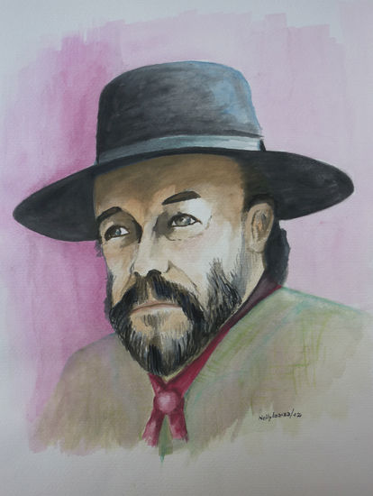 Retrato Watercolour Card Portrait