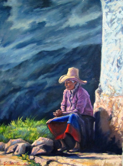 "CAMPECINA" Óleo Lienzo Paisaje