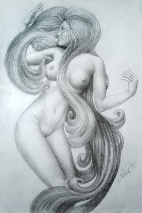 Boceto para Sirenas 2