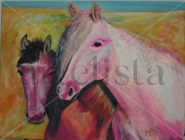 Caballos Acrylic Panel Animals